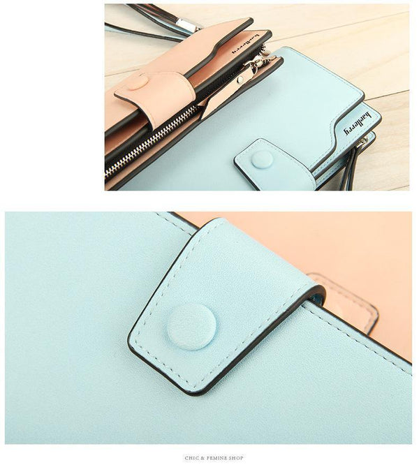 Planet Gates Women's Wallet Lady Zipper Hasp women's purse Purse Long Style Closure Huge Capacity Fashion Handbag Money Bag More Card Slots