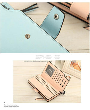 Planet Gates Women's Wallet Lady Zipper Hasp women's purse Purse Long Style Closure Huge Capacity Fashion Handbag Money Bag More Card Slots