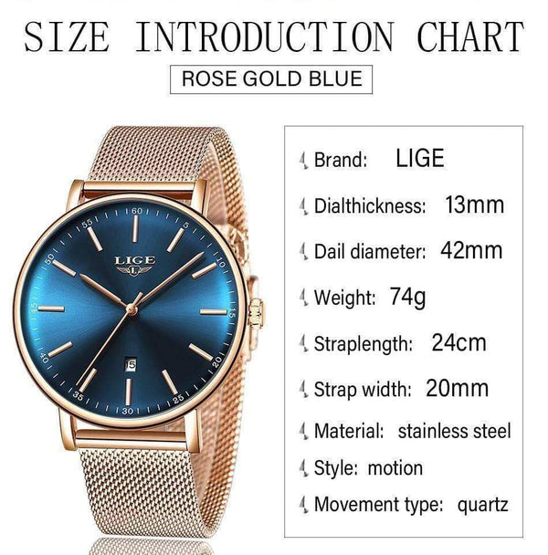 Planet Gates Women's Watch  Top Brand Luxury Women Fashion Casual All Steel Ultra-Thin Mesh Belt Quartz Clock Relogio Feminino+Box