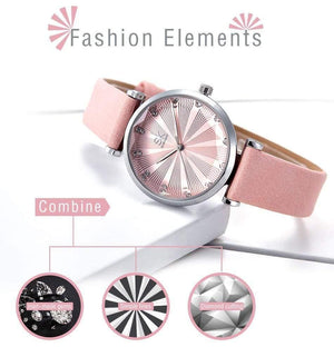 Planet Gates Women's Watches Luxury Ladies Watch Leather Watches For Women Fashion Bayan Kol Saati Diamond Reloj Mujer