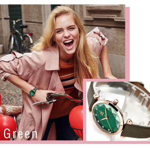 Planet Gates Women's Watches Luxury Ladies Watch Leather Watches For Women Fashion Bayan Kol Saati Diamond Reloj Mujer