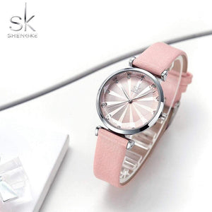 Planet Gates Women's Watches Luxury Ladies Watch Leather Watches For Women Fashion Bayan Kol Saati Diamond Reloj Mujer