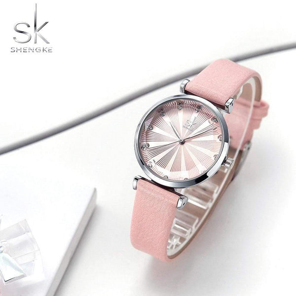 Planet Gates Women's Watches Luxury Ladies Watch Leather Watches For Women Fashion Bayan Kol Saati Diamond Reloj Mujer