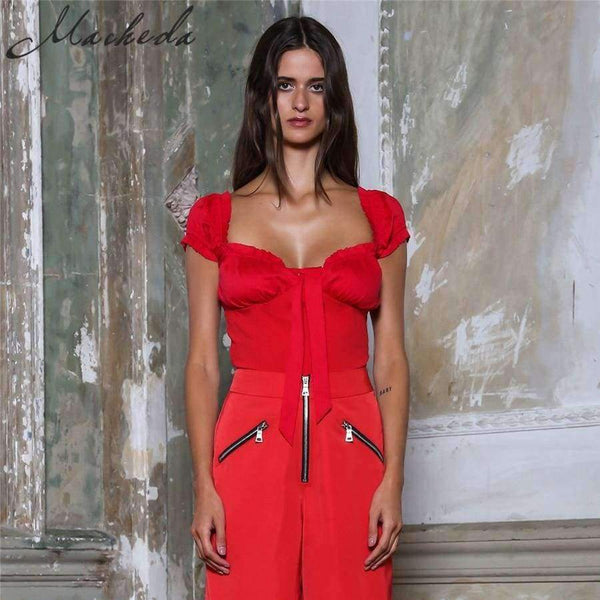 Planet Gates Women Sexy Bare Shoulder Multi Color Choice Top Women Summer Casual Short Sleeve Women Top White Pink Red Top