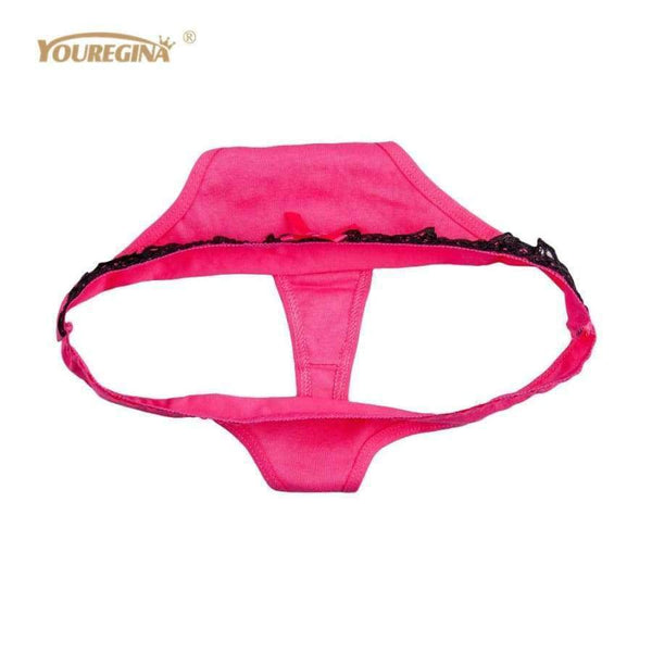 Planet Gates Women Sexy Lace Thongs G-strings Cotton Underwear Panties Ladies Knickers Lingerie for Women 6 pcs/lot