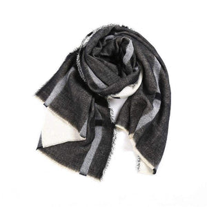 Planet Gates Women Shawls Stoles Winter Warm Scarf Luxury Brand Soft Fashion Thicken Plaid Wraps Wool Cashmere Scarves for Women