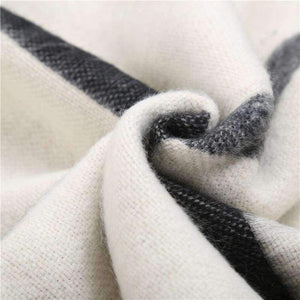 Planet Gates Women Shawls Stoles Winter Warm Scarf Luxury Brand Soft Fashion Thicken Plaid Wraps Wool Cashmere Scarves for Women
