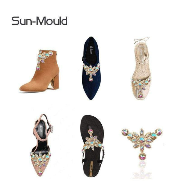 Planet Gates Women shoes flower charms decoration  high heel  pumps flats stiletto heel shoes  charms decoration  accessories 2pairs/lot