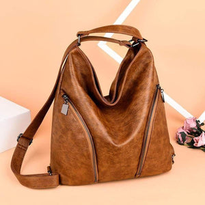 Women Shoulder Bag Fashion Women Handbags Retro Leather Large Capacity Tote Bag Casual