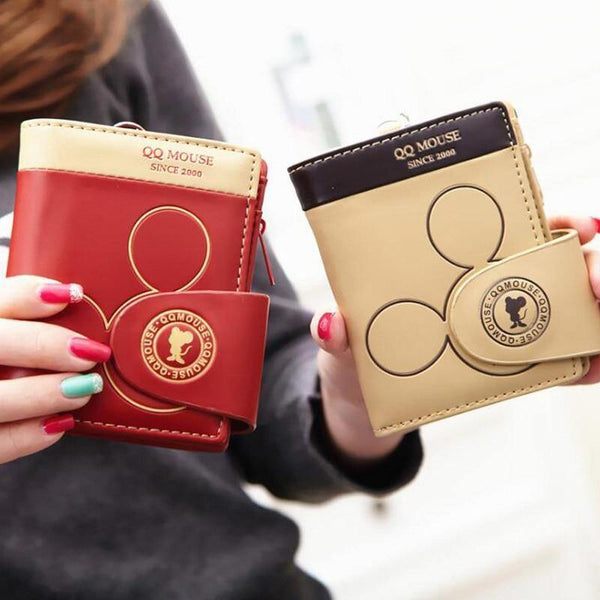 Planet Gates Women small wallet cartoon mickey cute coin purse hasp card holder womens wallets and purses female wallets famous brand