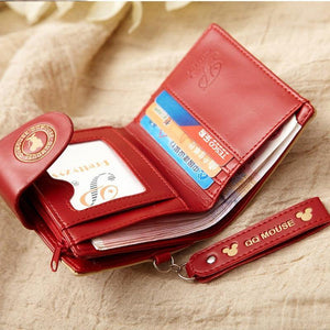 Planet Gates Women small wallet cartoon mickey cute coin purse hasp card holder womens wallets and purses female wallets famous brand
