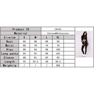 Planet Gates Women Sport Suit Top and Pants Fitness Casua Set Long Sleeves Sports Colthing Pants Workout Leggings Sexy Sweatsuit
