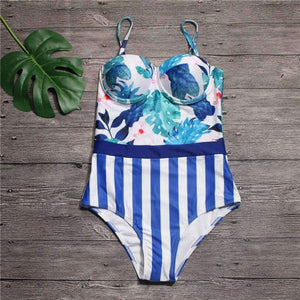 Planet Gates Women Summer Swimwear for Women Size 2018 One Piece Sexy Swimsuit Brazil New Arriver Print Pfflook Swimming Suit Beachwear