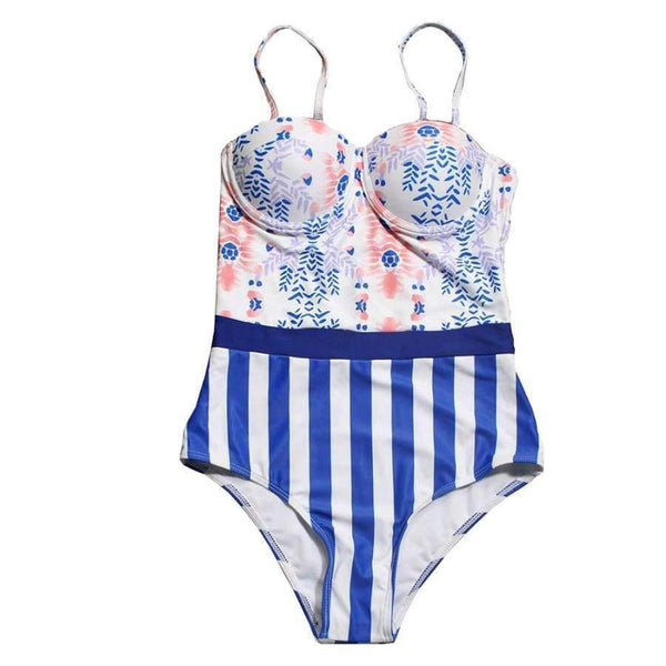 Planet Gates Women Summer Swimwear for Women Size 2018 One Piece Sexy Swimsuit Brazil New Arriver Print Pfflook Swimming Suit Beachwear