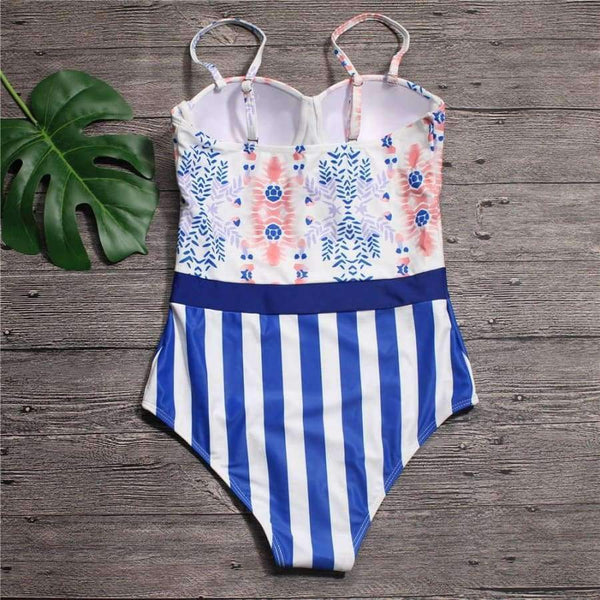 Planet Gates Women Summer Swimwear for Women Size 2018 One Piece Sexy Swimsuit Brazil New Arriver Print Pfflook Swimming Suit Beachwear