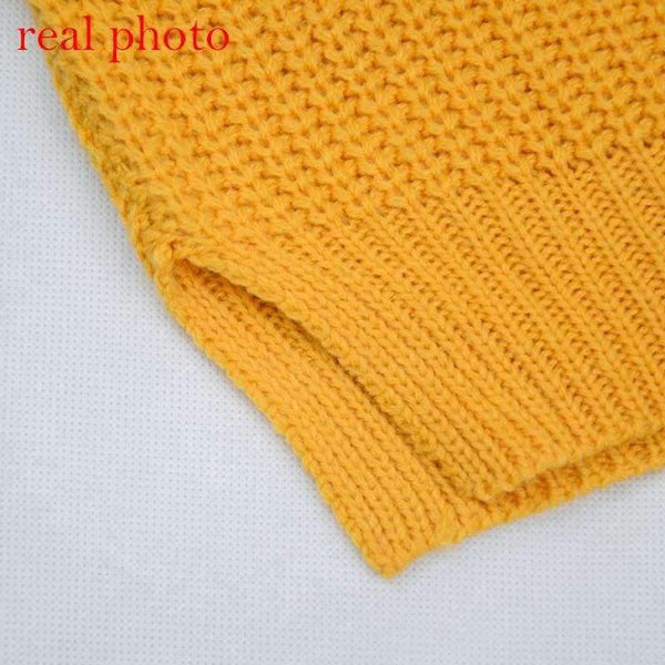 Planet Gates Women sweaters and pullovers korean style long sleeve casual crop sweater slim solid knitted jumpers sweter mujer