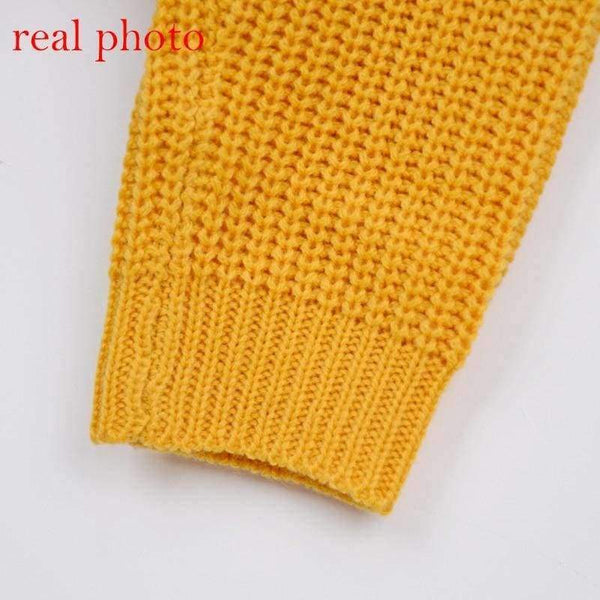 Planet Gates Women sweaters and pullovers korean style long sleeve casual crop sweater slim solid knitted jumpers sweter mujer