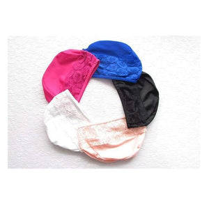 Planet Gates Women Swimming Cap Lace Nylon & Spandex Solid Hat Free Size For Ladies Female Brand Bathing Cap For Women