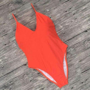 Planet Gates Women Swimwear Sexy high cut one piece swimsuit Backless swim suit Black White Red thong Bathing suit female Monokini