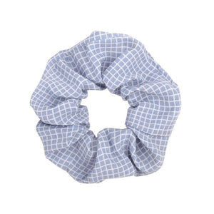 Women Vintage Hair Scrunchie Dot Plaid Hair Rope Girls Elastic Hair Band Ponytail Holder Striped Rubber Band Hair Accessories