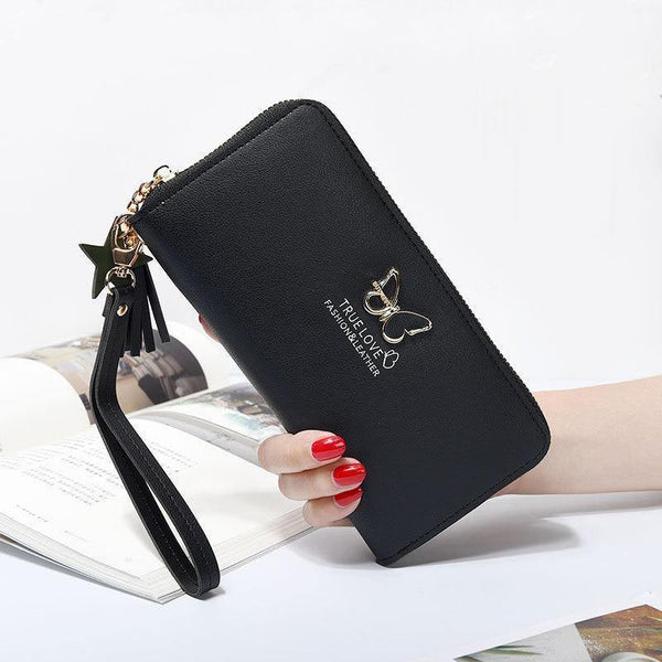 Planet Gates Women Wallet Butterfly Hollowed Best Wallet Female Case Phone Pocket Pouch Handbag Women's Purse Carteira Femme