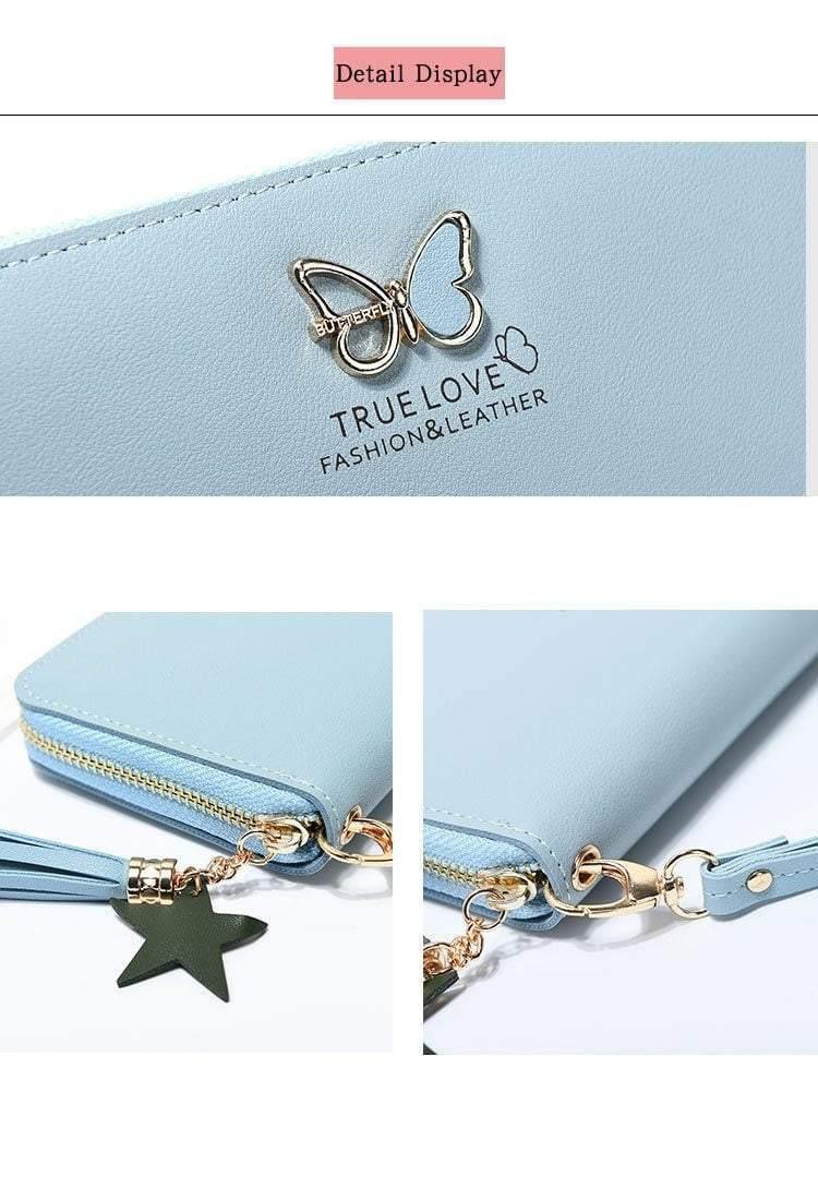 Planet Gates Women Wallet Butterfly Hollowed Best Wallet Female Case Phone Pocket Pouch Handbag Women's Purse Carteira Femme