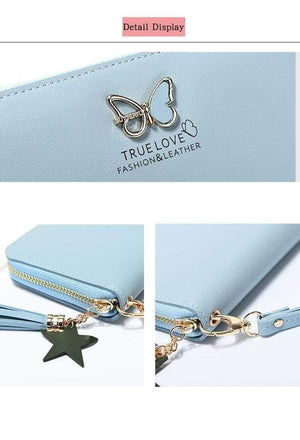 Planet Gates Women Wallet Butterfly Hollowed Best Wallet Female Case Phone Pocket Pouch Handbag Women's Purse Carteira Femme
