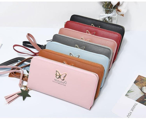 Planet Gates Women Wallet Butterfly Hollowed Best Wallet Female Case Phone Pocket Pouch Handbag Women's Purse Carteira Femme