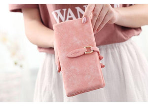 Planet Gates Women Wallet Card Holder Female Wallet Women's Hasp Purse Coin Purse Card Holder Wristlet Money Long Bag More Color Clutch