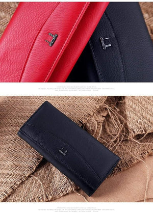 Planet Gates Women Wallet Genuine Leather High Quality Coin Purse Female Cowhide