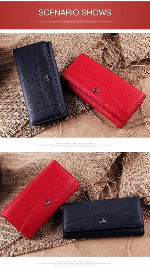 Planet Gates Women Wallet Genuine Leather High Quality Coin Purse Female Cowhide