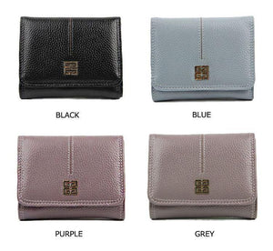 Planet Gates Women Wallet Genuine Leather Short Card Holder Coin Purse Ladies Leather Wallets Mini Small Wallet High Quality Fashion Wallet