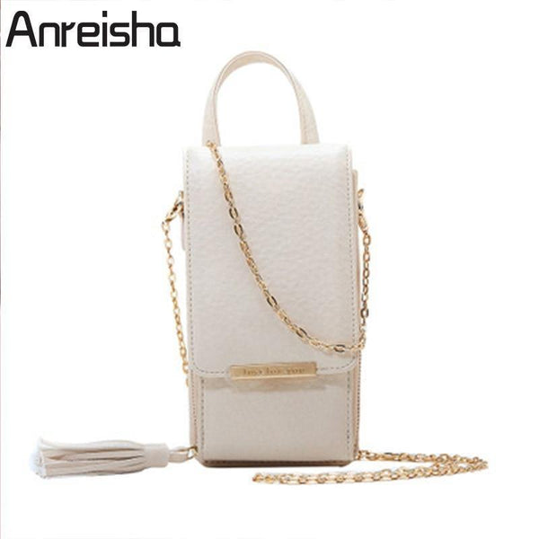 Planet Gates Women Wallet High Quality Leather Card Holder Female Shoulder Money Phone Purses Fashion Chain Small Purse Bags