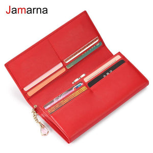 Planet Gates Women Wallet PU Magnetic Closure Women Wallets Long Wallets Clutch Purse Red Card Holder Coin Purse Clasps New