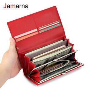 Planet Gates Women Wallet PU Magnetic Closure Women Wallets Long Wallets Clutch Purse Red Card Holder Coin Purse Clasps New