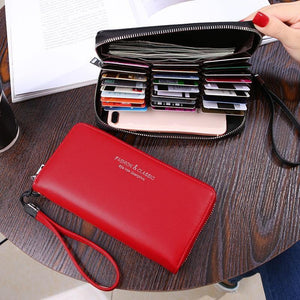 Planet Gates Women Wallets 27 Slots Card Holder Phone Pocket Female Wallet Clutch Money Bag Long Ladies Purse