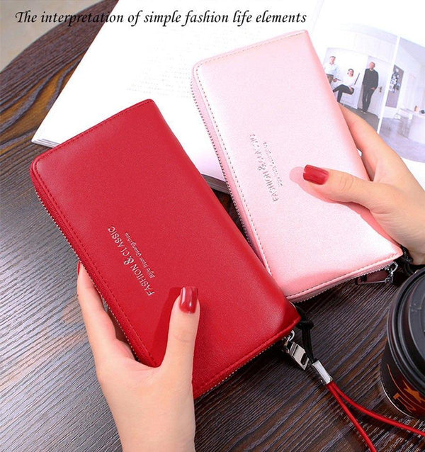 Planet Gates Women Wallets 27 Slots Card Holder Phone Pocket Female Wallet Clutch Money Bag Long Ladies Purse