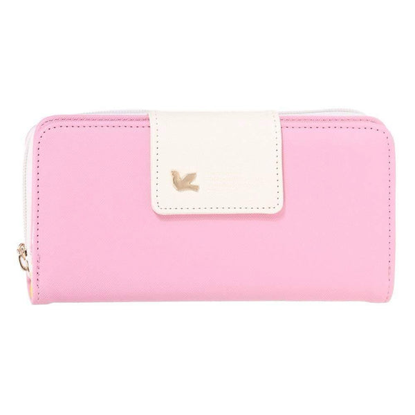 Planet Gates Women Wallets Brand PU Leather Long Leather Women Clutch Bag Hasp Zipper Wallet Card Holders Clutch Money Bag Carteira