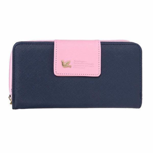 Planet Gates Women Wallets Brand PU Leather Long Leather Women Clutch Bag Hasp Zipper Wallet Card Holders Clutch Money Bag Carteira