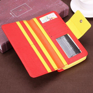 Planet Gates Women Wallets Brand PU Leather Long Leather Women Clutch Bag Hasp Zipper Wallet Card Holders Clutch Money Bag Carteira