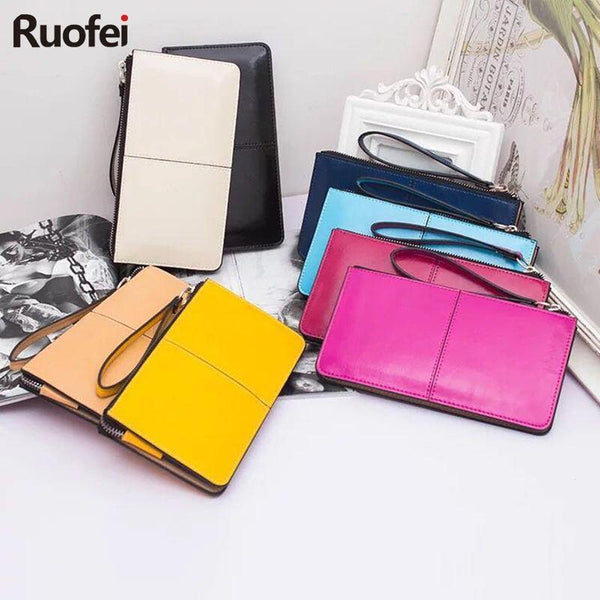 Planet Gates Women wallets Candy Oil Leather Wallet Long Design Day Clutch Casual Lady Cash Purse Women Hand Bag Carteira Feminina A4