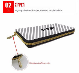 Planet Gates Women Wallets Cartoon Mouse Printing Leather Female Wallet Cute Women's Purse for Coin Card Holder Girls Clutch