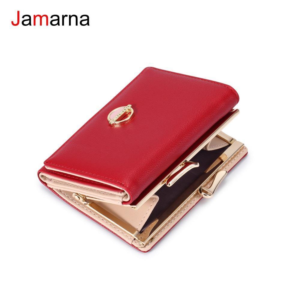 Planet Gates Women Wallets Coin Purse Wallet Small Brand Design High Quality PU Leather Short Wallet Female Purse Card Holder Red
