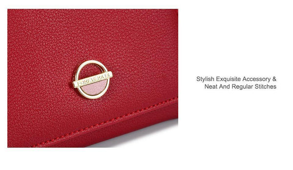 Planet Gates Women Wallets Coin Purse Wallet Small Brand Design High Quality PU Leather Short Wallet Female Purse Card Holder Red