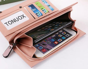 Planet Gates Women Wallets Fashion Lady Wristlet Handbags Long Money Bag Zipper Coin Purse Cards ID Holder Clutch Woman Wallet Burse Notecase