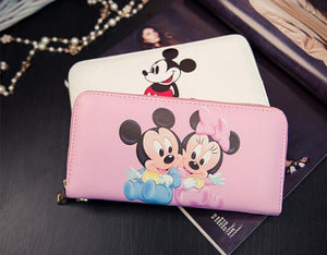 Planet Gates Women Wallets Mickey Bag Minnie Purse Leather Handbag Females Billeteras Ladies Clutch Bag Embrayage Sac Bolsas Feminina