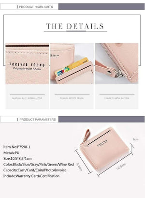 Planet Gates Women Wallets With Individual ID Card Holder Zipper Coin Pocket Ladies Small Purses Female Wallet Carteira High Quality