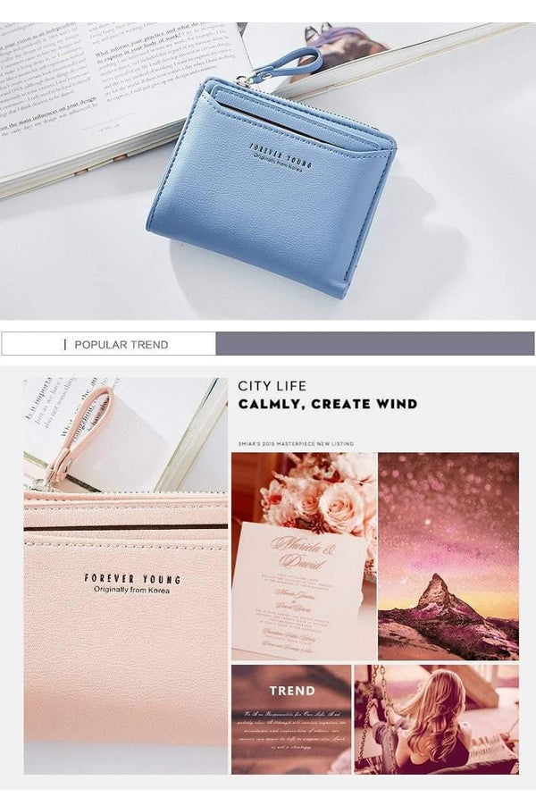 Planet Gates Women Wallets With Individual ID Card Holder Zipper Coin Pocket Ladies Small Purses Female Wallet Carteira High Quality