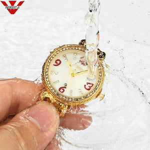 Planet Gates Women Watch Ladies Fashion Gold Alloy Bracelet Quartz Watches Casual Lady Waterproof Wristwatch Relogio Feminino