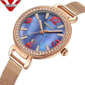 Planet Gates Women Watch Ladies Fashion Gold Alloy Bracelet Quartz Watches Casual Lady Waterproof Wristwatch Relogio Feminino